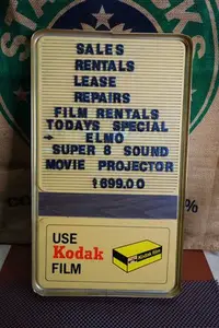 在飛比找Yahoo!奇摩拍賣優惠-Kodak柯達公司經銷商廣告老招牌