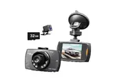 Dual Dash Cam Front with 32G SD Card 1080P HD Car Driving Recorder 2.4'' IPS Screen 170°Wide Angle Dashboard Camera
