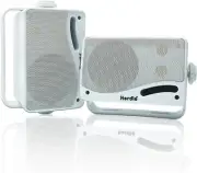 3.5" Outdoor Bluetooth Speakers Waterproof, 200W 3 Way Upgrade Premium Wall Moun