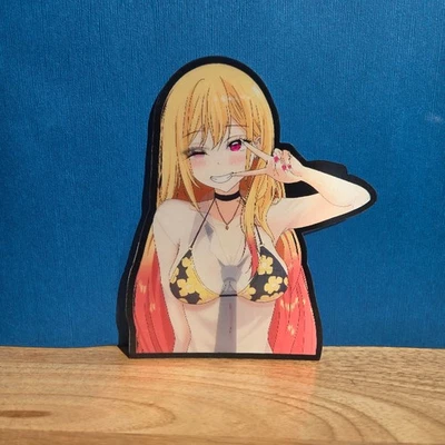 Marin Kitagawa My Dress-Up Darling 3D Anime Lenticular Peeker Sticker Car Decal