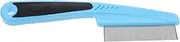 VICASKY Stainless Steel Fine Tooth Comb Wide Tooth Comb for Curls Rat Honey Comb Fine Comb Detoxing Comb Dog Grooming Combs Hair Comb for Men Hair Brush Wide Toothed Comb Cap Plastic Blue