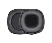 Qualified Ear Pads Sponge Earmuff HeadBeam for Major 3 Headphone Isolate Noise Cover Headband Ear Pads Repairing Part - Black earmuffs