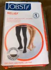 New Size Small Jobst Thigh High Compression Stockings 15-20mmHg Beige