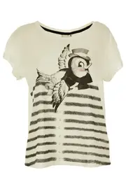 Tuxedo Bird Tee--JUS-7682306