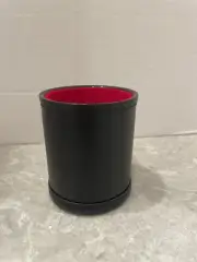 Professional Dice Cup Game - Dark Stitched Leather Brand NEW