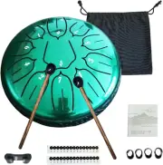 Steel Tongue Drum, 6 Inches 11 Notes,Thick Carbon Steel, Precise and Wonderful S