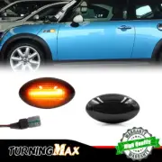 2X Smoked Amber LED Side Marker Signal Lights For 02-08 Mini Cooper R50 R52 R53 (for: Mini)