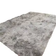 Floor Rug Rugs Fluffy Area Carpet Shaggy Soft Large Pads Living Room Bedroom Light Grey