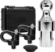 60692 Puck System 2-5/16“ Gooseneck Hitch Ball Kit, 38000 lbs GTW Ball Compatible with 2013-2024 Ford F250 F350 F450, 2016-2024 Chevrolet Silverado, GMC Sierra & Nissan Titan XD