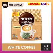 NESCAFE WHITE COFFEE ORIGINAL Instant Premix Coffee 15 Sticks - FREE SHIPPING