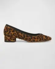 Veronica Beard Cecile leopard flats NIB