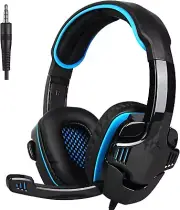 Gaming Headset Compatible With Xbox One, PS4, PC, Volume Controller, Noise Cance
