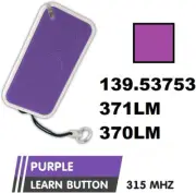For Chamberlain Garage Door Opener Mini Remote For Purple Learn Button