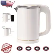 Mini Travel Electric Kettle 0.5L - Stainless Steel for Quick Boiling Anywhere