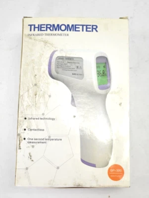 Infrared Digital Thermometer Contactless No Touch Purple GP-300 Medical Grade