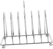 ZUNOXAZ Stainless Steel Multifunctional Bread Cutting Board Rack Slice Toast Holder for Breakfast Display Space Efficient Storage for Organizing Your Kitchen