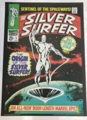 Silver Surfer #1 ISSUE Vintage Marvel Poster Series Asgard Press PRINT