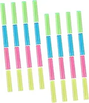 Sewroro Pencil Accessories Set 50pcs Pencil Cap Protectors Anti-Scratch Plastic for Students Random Color