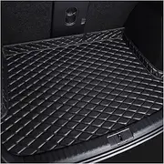 Car Cargo Liners for Nissan for Murano 2011-2022 for Patrol 2012-2018 for Kicks 2017-2022 Leather Car Trunk Mat Trunk Carpets(Black,Style A)
