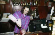 Nightclub owner Larry Bloch at his club Wetlands Preserve December - Old Photo