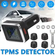 New TPMS Wireless Car Tire Tyre Pressure Monitor Monitoring System + 4 Sensors