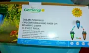 GARDENGLO 20 PACK SOLAR POWERED COLOUR CHANGING LED PATH LIGHTS