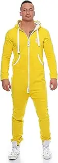 [Gennadi Hoppe] Men's Jumpsuit Onesie Jogger One-Piece Jumpsuit Slim Fit