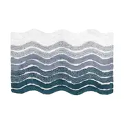 Blue Waves Bath Mat