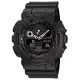 【CASIO】G-SHOCK 變形金鋼機械感重型運動錶-黑X白指針 (GA-100-1A1)