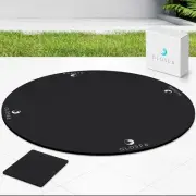 GloSpa Hot Tub Mat for Inflatable Tub, 77'' Hot Tub Pad Foundation, 0.25in Thick
