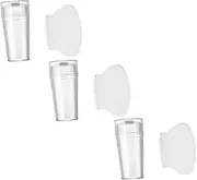 Healeved Nail Stamping Tools Silicone Head Acrylic Scraper Manicure Seals Nail Art Stampers Scrapers