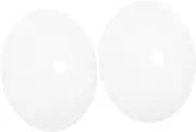 Vaguelly 2pcs Silicone Dehydrator Sheets for Food Dryer Non Stick Round Mats with Center Heat Resistant Silicone for Efficient Drying of Fruits and Meats