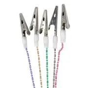 20PCS Dental Instrument Flexible Bib Clips Cord Napkin holders Colorful Silicone