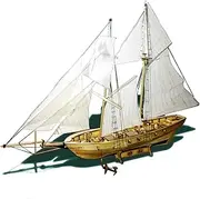 Daseeme DIY Ship Assembly Model Kits Wooden Sailing Boat Scale Model Decoration for Kids Adults