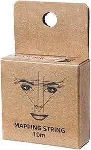 Pre-Inked Brow Mapping String Tool | Eyebrow Ruler Auxiliary Drawing Thread | Marker Thread for Precise Brow Mapping