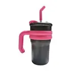 Bpa-free Cup Tumbler Steel Insulated Tumbler with Handle Straw for Travel