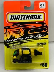 1994 MATCHBOX SUPERFAST #68 BLACK & YELLOW STINGER NEW ON CARD