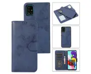 Detachable Wallet Phone Case for Easy Portability (Dark Blue), Flip Case for Samsung Galaxy A51