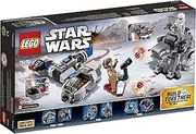 LEGO Star Wars: The Last Jedi Ski Speeder vs. First Order Walker Microfighters 75195 Playset Toy