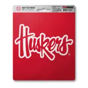 Fanmats NCAA Nebraska Cornhuskers Decal Matte 5"X6.25" Auto Boat Luggage