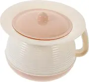 FONDOTIN Portable Urinal Potty for Sturdy Material Spittoon with Lid Easy to Clean Bedpan for Home Hospital Use for Disabled Elderly