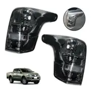 BLACK SMOKE TAIL LIGHT REAR LAMP FIT MITSUBISHI TRITON L200 MQ 2015 16 17 18 (for: Mitsubishi)