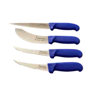 New Diekensen Butchers Knife Set Pro - 5" 6" Boning, 6" Skinning, 7" Sticking