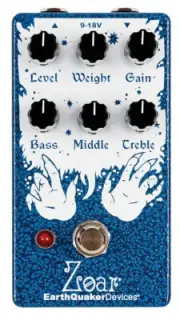 EarthQuaker Zoar Dynamic Audio Grinder Distortion Guitar Effect Pedal