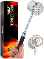 Mountain Grillers Meat Mallet Tool For Kitchen & BBQ Meat Hammer Meat Tenderizer