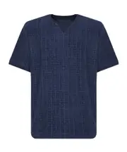 4G cotton towelling T-shirt XL,L,M navy blue