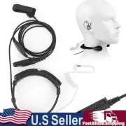 Throat Mic Headset Air Tube Fit for Baofeng UV-9R Plus BF-9700 BF-A58 UV-82WP