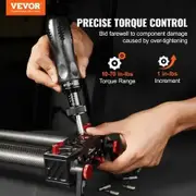 Torque Screwdriver, 1/4" Drive Screwdriver Torque Wrench, Electrician Torque Screwdriver with Scale, 10-70 in/lbs Torque Range, 1 in-lbs Torque Increment Torque Screwdriver with Bits & Case