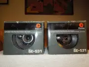4 Clarion SE-531 130mm Multiaxial 3-Way Black Speakers -Door or Deck Mount