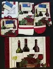 Kitchen Linen & Placemats Triple Wine & Grapes Potholders Towel..Select: Item(s)